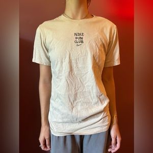 Nike T-shirt, crème color, size S
